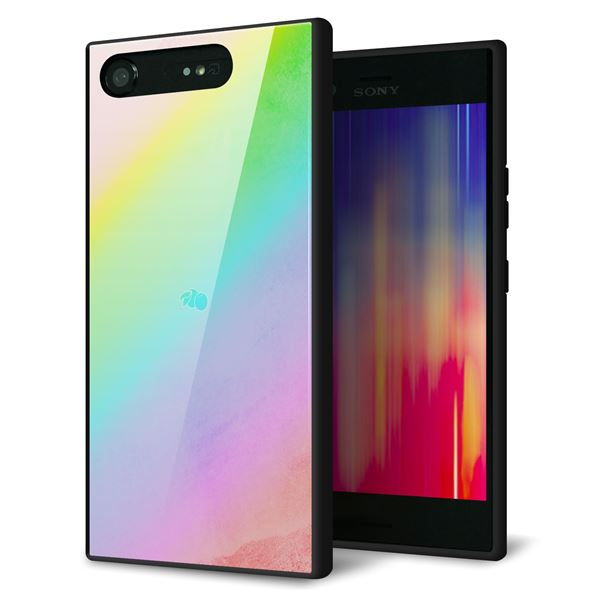 SoftBank エクスペリア XZ1 701SO 強化ガラス&TPUスマホケース ガラプリ【YJ287 デザイン】