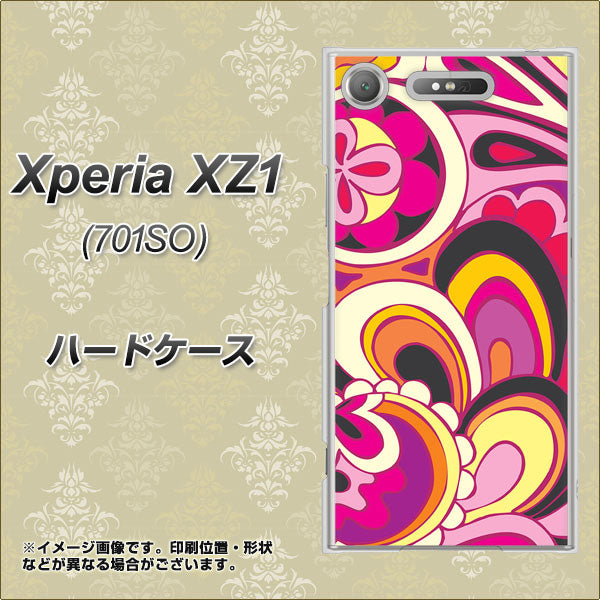 SoftBank エクスペリア XZ1 701SO 高画質仕上げ 背面印刷 ハードケース【586 ブローアップカラー】