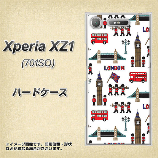 SoftBank エクスペリア XZ1 701SO 高画質仕上げ 背面印刷 ハードケース【EK811 ロンドンの街】