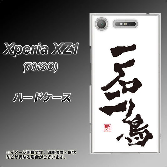 SoftBank エクスペリア XZ1 701SO 高画質仕上げ 背面印刷 ハードケース【OE844 一石二鳥】