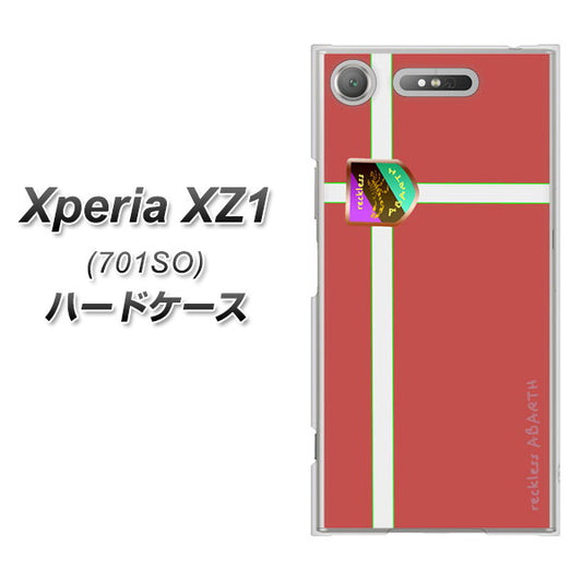 SoftBank エクスペリア XZ1 701SO 高画質仕上げ 背面印刷 ハードケース【YC934 アバルト05】
