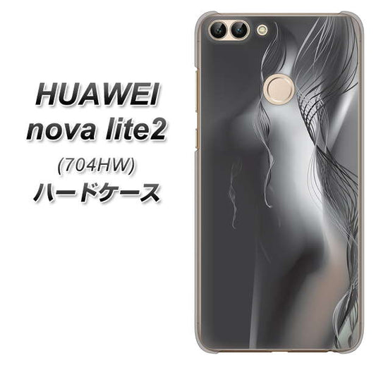 SoftBank HUAWEI nova lite 2 704HW 高画質仕上げ 背面印刷 ハードケース【566 ボディウォール】