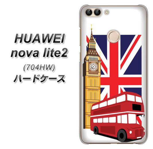 SoftBank HUAWEI nova lite 2 704HW 高画質仕上げ 背面印刷 ハードケース【573 イギリス】