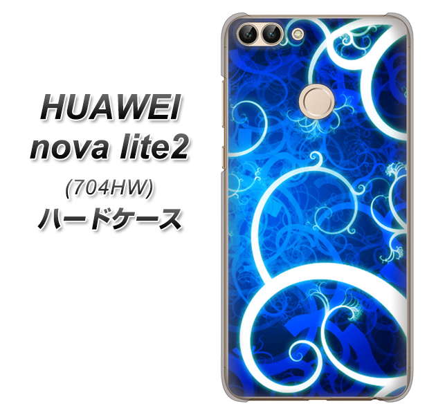 SoftBank HUAWEI nova lite 2 704HW 高画質仕上げ 背面印刷 ハードケース【EK850 神秘の草】