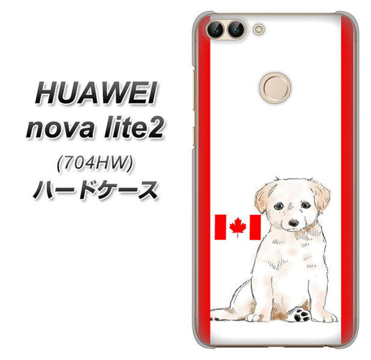 SoftBank HUAWEI nova lite 2 704HW 高画質仕上げ 背面印刷 ハードケース【YD824 ラブラドールレトリバー05】