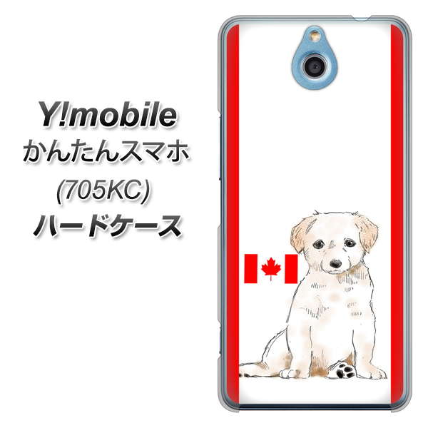 Y!mobile かんたんスマホ 705KC 高画質仕上げ 背面印刷 ハードケース【YD824 ラブラドールレトリバー05】