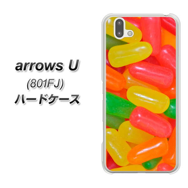 softbank arrows U 801FJ 高画質仕上げ 背面印刷 ハードケース【449 ジェリービーンズ】
