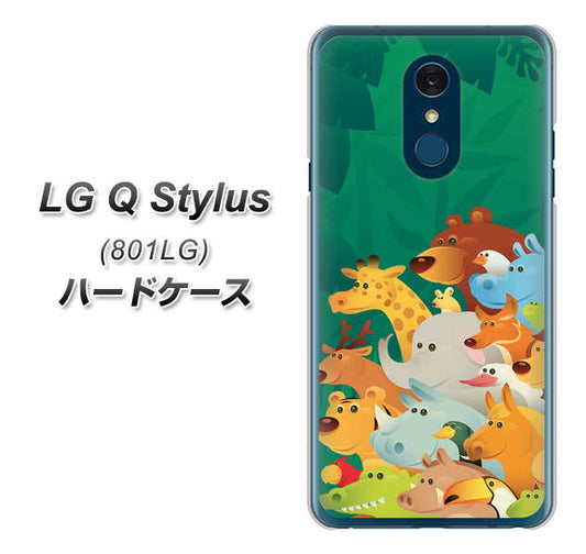 Y!mobile LG Q Stylus 801LG 高画質仕上げ 背面印刷 ハードケース【370 全員集合】