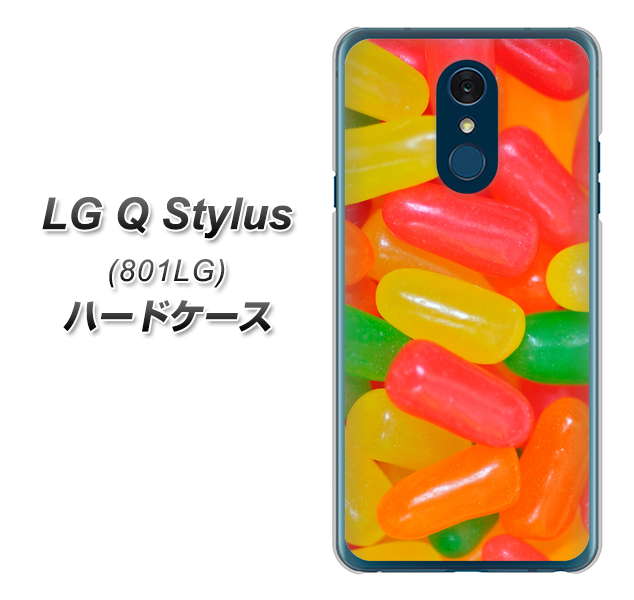 Y!mobile LG Q Stylus 801LG 高画質仕上げ 背面印刷 ハードケース【449 ジェリービーンズ】