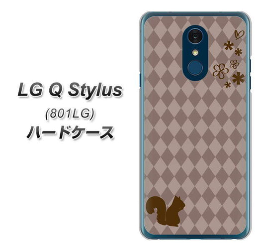 Y!mobile LG Q Stylus 801LG 高画質仕上げ 背面印刷 ハードケース【515 リス】