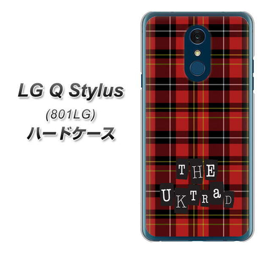 Y!mobile LG Q Stylus 801LG 高画質仕上げ 背面印刷 ハードケース【547 THEチェック】