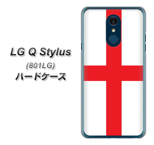 Y!mobile LG Q Stylus 801LG 高画質仕上げ 背面印刷 ハードケース【677 イングランド】
