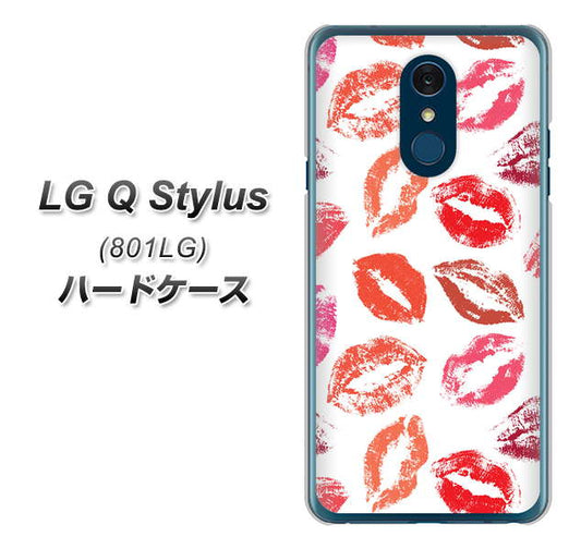 Y!mobile LG Q Stylus 801LG 高画質仕上げ 背面印刷 ハードケース【734 キスkissキス】