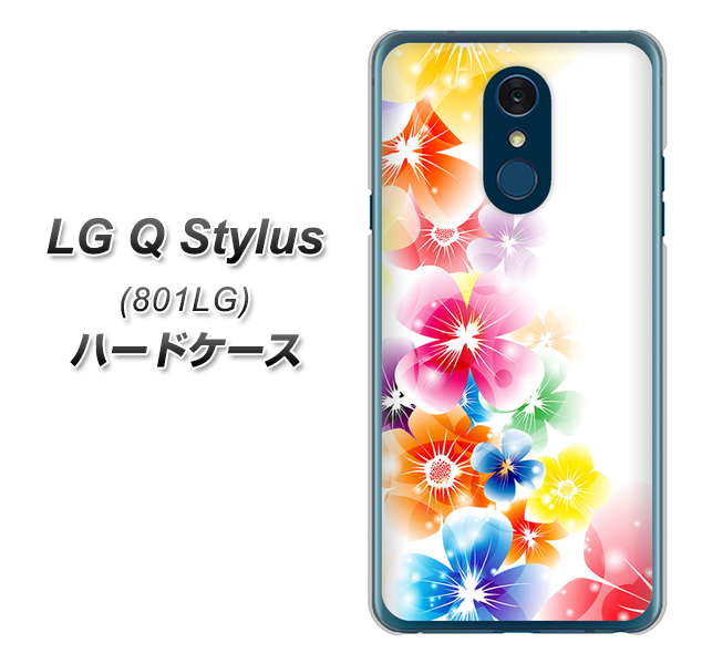 Y!mobile LG Q Stylus 801LG 高画質仕上げ 背面印刷 ハードケース【1209 光と花】