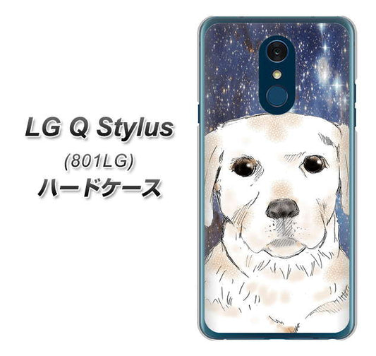 Y!mobile LG Q Stylus 801LG 高画質仕上げ 背面印刷 ハードケース【YD820 ラブラドールレトリバー01】