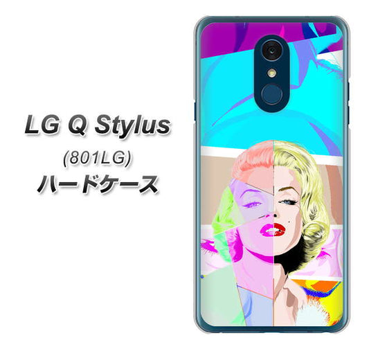 Y!mobile LG Q Stylus 801LG 高画質仕上げ 背面印刷 ハードケース【YJ210 マリリンモンローデザイン(C)】