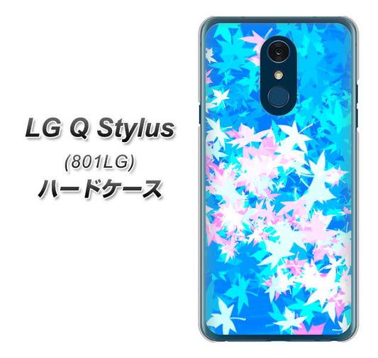 Y!mobile LG Q Stylus 801LG 高画質仕上げ 背面印刷 ハードケース【YJ290 デザインもみじ】