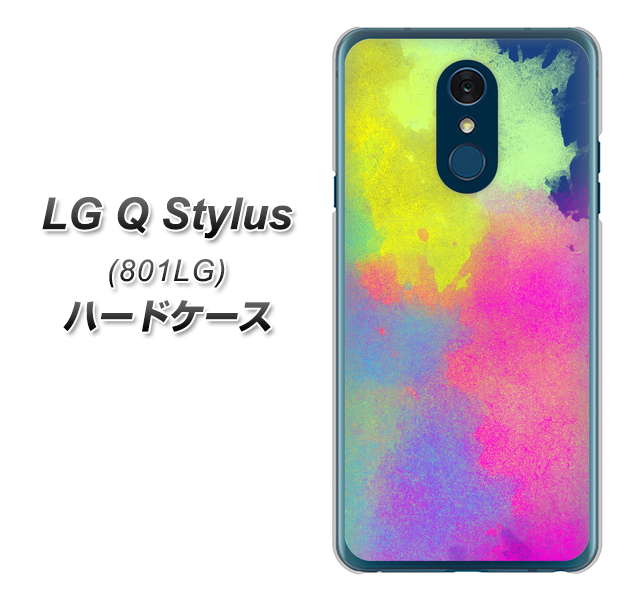 Y!mobile LG Q Stylus 801LG 高画質仕上げ 背面印刷 ハードケース【YJ294 デザイン色彩】