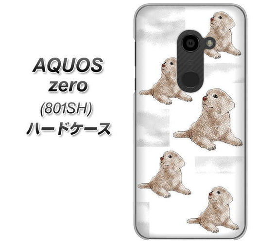 SoftBank アクオスゼロ 801SH 高画質仕上げ 背面印刷 ハードケース【YD823 ラブラドールレトリバー04】