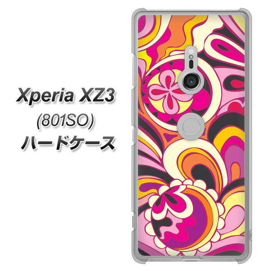 SoftBank エクスペリア XZ3 801SO 高画質仕上げ 背面印刷 ハードケース【586 ブローアップカラー】