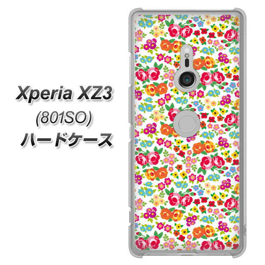 SoftBank エクスペリア XZ3 801SO 高画質仕上げ 背面印刷 ハードケース【777 マイクロリバティプリントWH】