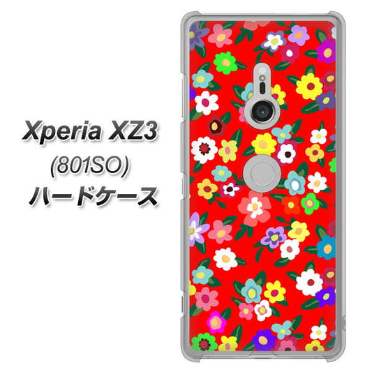SoftBank エクスペリア XZ3 801SO 高画質仕上げ 背面印刷 ハードケース【780 リバティプリントRD】