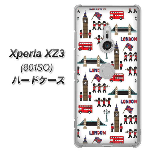 SoftBank エクスペリア XZ3 801SO 高画質仕上げ 背面印刷 ハードケース【EK811 ロンドンの街】
