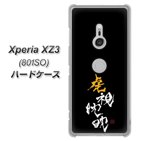 SoftBank エクスペリア XZ3 801SO 高画質仕上げ 背面印刷 ハードケース【OE803 虎視眈々】