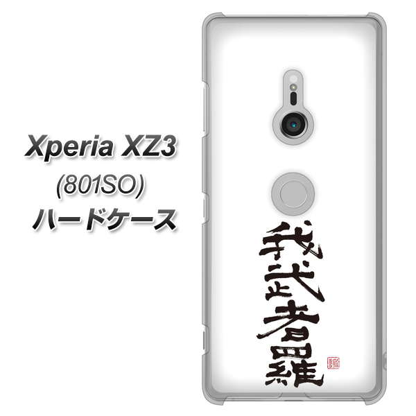SoftBank エクスペリア XZ3 801SO 高画質仕上げ 背面印刷 ハードケース【OE843 我武者羅(がむしゃら)】