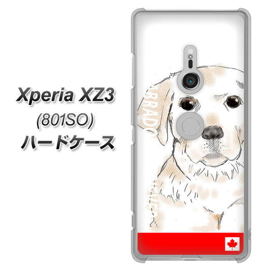 SoftBank エクスペリア XZ3 801SO 高画質仕上げ 背面印刷 ハードケース【YD821 ラブラドールレトリバー02】