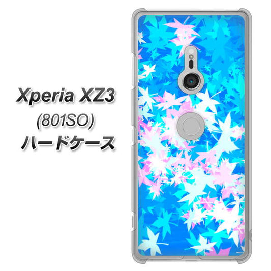 SoftBank エクスペリア XZ3 801SO 高画質仕上げ 背面印刷 ハードケース【YJ290 デザインもみじ】