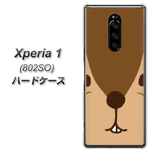 softbank エクスぺリア ワン 802SO 高画質仕上げ 背面印刷 ハードケース【349 りす】