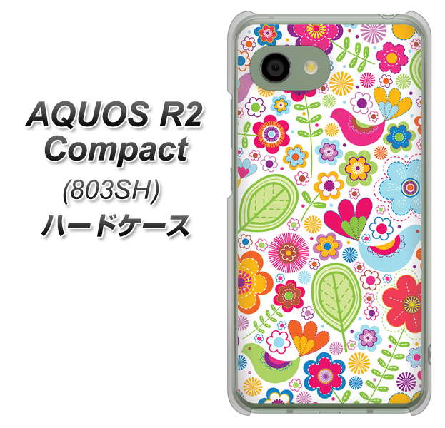 SoftBank アクオス R2 コンパクト 803SH 高画質仕上げ 背面印刷 ハードケース【477 幸せな絵】