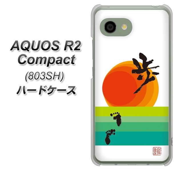 SoftBank アクオス R2 コンパクト 803SH 高画質仕上げ 背面印刷 ハードケース【OE809 歩ム】