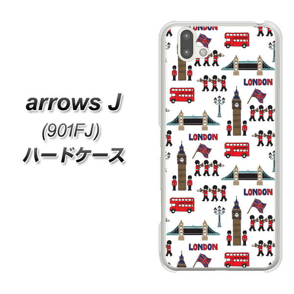 アローズ J 901FJ 高画質仕上げ 背面印刷 ハードケース【EK811 ロンドンの街】