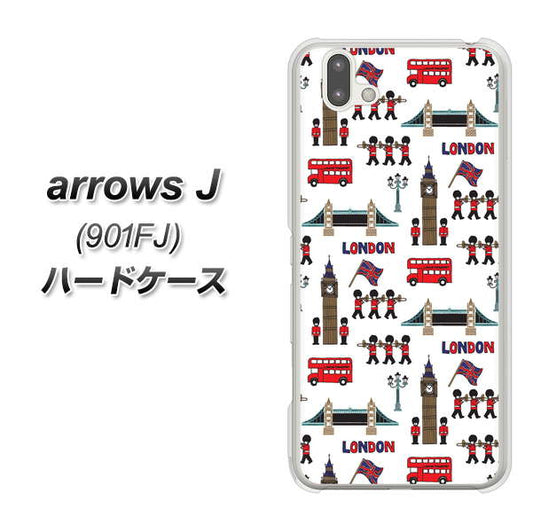 アローズ J 901FJ 高画質仕上げ 背面印刷 ハードケース【EK811 ロンドンの街】