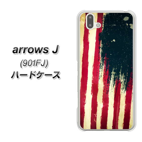 アローズ J 901FJ 高画質仕上げ 背面印刷 ハードケース【MI805 ヴィンテージアメリカ】