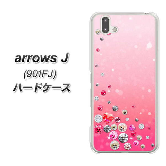 アローズ J 901FJ 高画質仕上げ 背面印刷 ハードケース【SC822 スワロデコ風プリント】