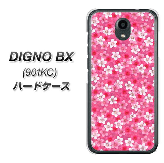 Softbank ディグノBX 901KC 高画質仕上げ 背面印刷 ハードケース【065 さくら】