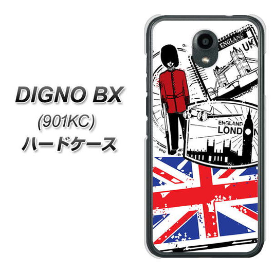 Softbank ディグノBX 901KC 高画質仕上げ 背面印刷 ハードケース【574 LONDON】