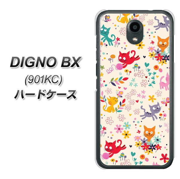 Softbank ディグノBX 901KC 高画質仕上げ 背面印刷 ハードケース【693 ネコのあそび場】