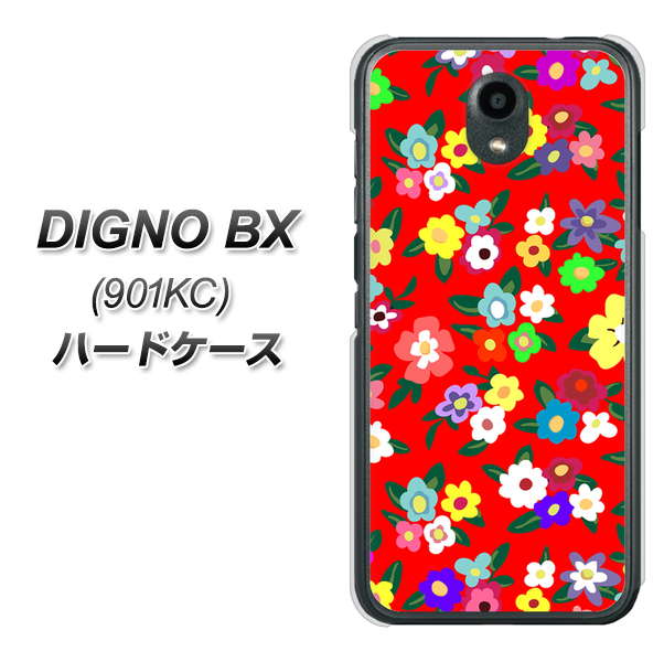Softbank ディグノBX 901KC 高画質仕上げ 背面印刷 ハードケース【780 リバティプリントRD】