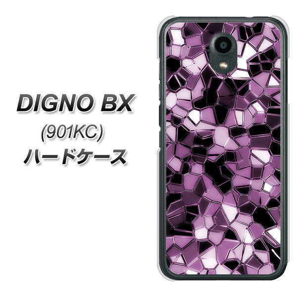 Softbank ディグノBX 901KC 高画質仕上げ 背面印刷 ハードケース【EK837 テクニカルミラーパープル】