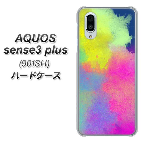SoftBank アクオスセンス3 プラス 901SH 高画質仕上げ 背面印刷 ハードケース【YJ294 デザイン色彩】