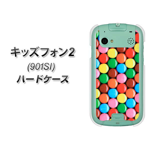 キッズフォン2 901SI SoftBank 448 マーブルチョコ ハードケース 背面印刷