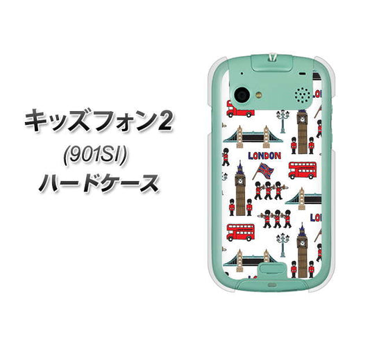 SoftBank キッズフォン2 901SI 高画質仕上げ 背面印刷 ハードケース【EK811 ロンドンの街】