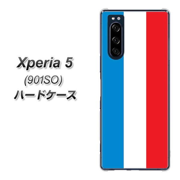 softbank エクスペリア5 901SO 高画質仕上げ 背面印刷 ハードケース【673 フランス】