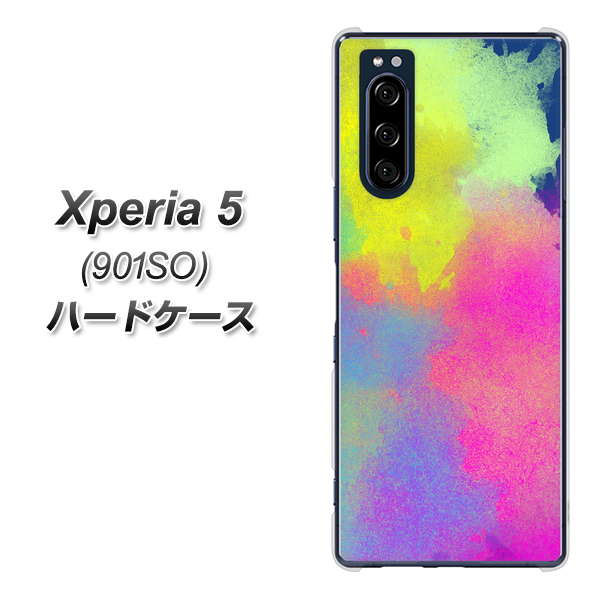 softbank エクスペリア5 901SO 高画質仕上げ 背面印刷 ハードケース【YJ294 デザイン色彩】