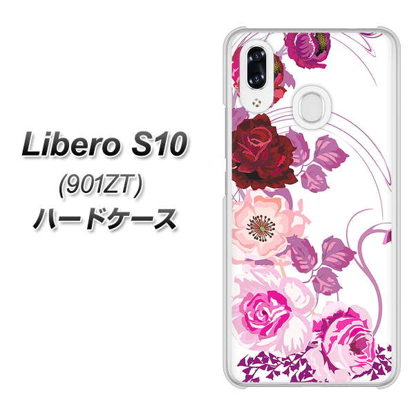 Y!mobile リベロS10 901ZT 高画質仕上げ 背面印刷 ハードケース【116 6月のバラ】