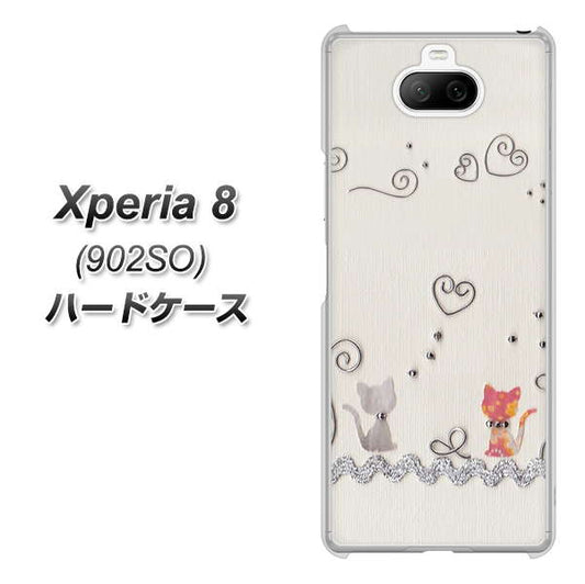 softbank エクスペリア8 902SO 高画質仕上げ 背面印刷 ハードケース【1103 クラフト写真ネコ】